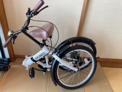 ARCHNESS 206-1B 未使用 折りたたみ 自転車 20インチ カギ ライト