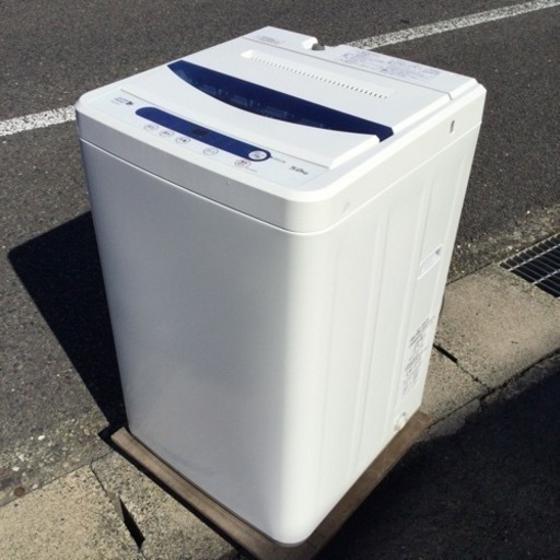 中古　2018年製　5.0kg  全自動電気洗濯機　　幅56.5　　奥行53.4　　高さ89　 （ｃｍ）　ヤマダ電機オリジナル　　　全自動洗濯機　YAMADA　洗濯機　5kg