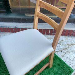 イケア IKEA レールハムン　LERHAMN  テーブル椅子2脚セット 美品