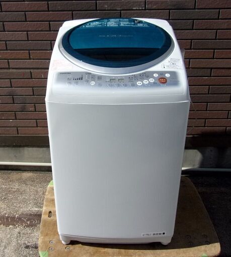 【お買い得品‼】JMS0420)TOSHIBA/東芝 電気洗濯乾燥機 AW-GH80VL(W) 2013年製 8.0/4.5kg 中古品 動作OK【取りに来られる方限定】