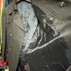 BALENCIAGA バレンシアガ トレンチコート ダブルコート ブラック 46