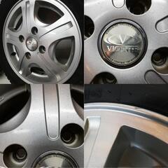 ＜スタッドレス & ホイール 4本＞ 155/80R14 88/86N LT ダンロップ ウィンターマックス SV01  14x6J Weds 4H -100 プロボックス 