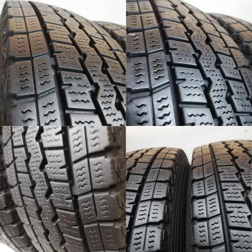 ＜スタッドレス \u0026 ホイール 4本＞ 155/80R14 88/86N LT ダンロップ ウィンターマックス SV01  14x6J Weds 4H -100 プロボックス