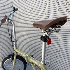 【美品/値下げ】折り畳み自転車　キャプテンスタッグ　アルミフレーム　約10kg　16インチ