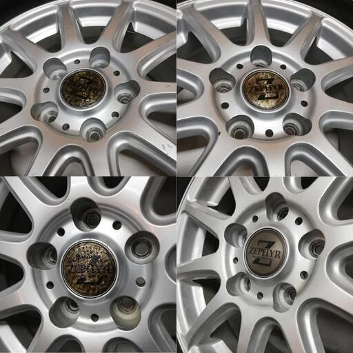 ＜希少品！スタッドレス・ホイール 4本＞ 185/65R15 ブリヂストン 15x6J Weds 5H -114.3