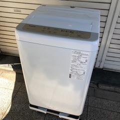 #6524 パナソニック 全自動洗濯機 5kg NA-F50B13-N