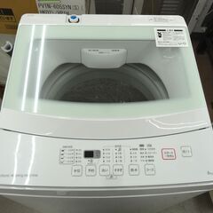西岡店 洗濯機 6.0㎏ 2019年製 ニトリ NTR60 ガラストップ ホワイト