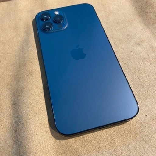 美品】iPhone 12 Pro Max 128GB パシフィックブルー SIMフリー