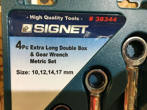 シグネット38344 メガネレンチ 4PC 未使用【ハンズクラフト宜野湾店】