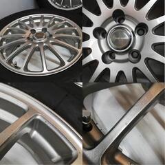 ＜スタッドレス X ホイール 4本＞  225/65R17 ヨコハマタイヤ  17x7J ブリヂストン ECO FORME 5H -114.3 ハリアー レクサスNX 