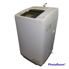 全自動洗濯機 縦型 7kg 白い約束 日立 NW-70A-W 節...