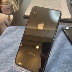 【売却済】iPhoneX 256GBブラック【美品】【バッテリー新品】