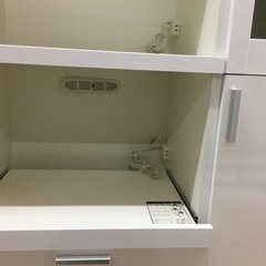 美原店 食器棚 ホワイト 幅90 奥行45 高さ180