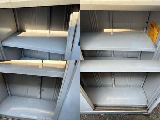 INABA イナバ ストッカー 物置 鍵付！ 約W1340×D460×H920mm USED品