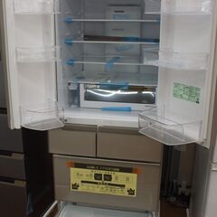 店頭受け渡し】日立 6ドア 冷凍冷蔵庫 R-HW60R 602 L 2022年製 中古品