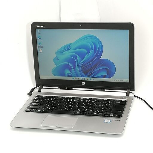 保証付 日本製 Wi-Fi有 13.3型 ノートパソコン HP 430 G3 中古美品 第6世代 Core i3 4GB 無線 Bluetooth Webカメラ Windows11Office