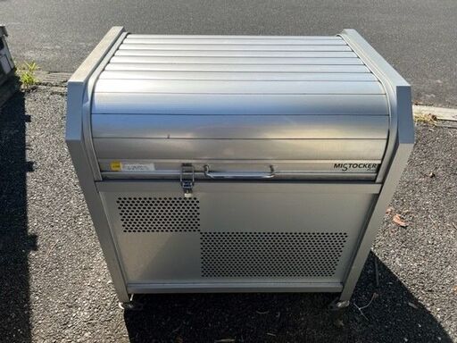 ALMIC アルミック ミックストッカー 集積保管用ゴミ箱 シャッター式 約W900×D700×H880mm USED品 現状にて 引取歓迎！