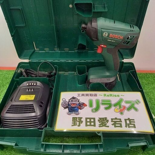 ボッシュ PDR18LI インパクトドライバー【野田愛宕店】【店頭取引限定】【中古】管理番号：ITBAE1AUH3RW