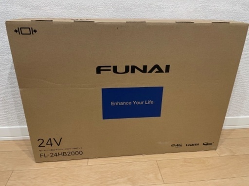 24インチテレビ 2017年製 FUNAI FL-24HB2000 フナイ