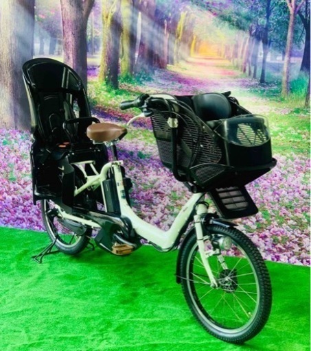 Ⅱ 4417 超高性能バッテリー8.7A 新品日本製タイヤ20　子供乗せ電動自転車