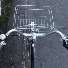 整備・良品＞シティサイクル 24インチ自転車・ブラック・外装6段変速 