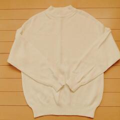 UNIQLO 綿100%セーター ホワイト