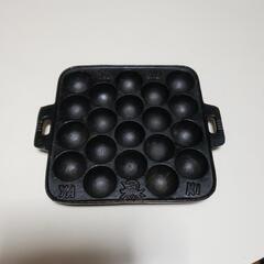 鉄タコ焼き器　２０穴　お値下げしました