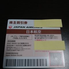 JAL 日本航空 株主優待券 割引券