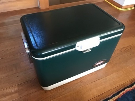 そろそろシーズン！Colemanスチールベルトクーラー54QTグリーン売ります