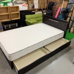 使用少】セミダブルベッド&マットレス 購入金額7万くらい