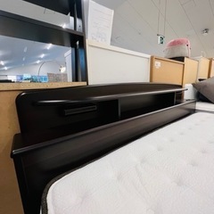 [キングサイズ】ベッド　マットレス付き　収納付　美品🤩