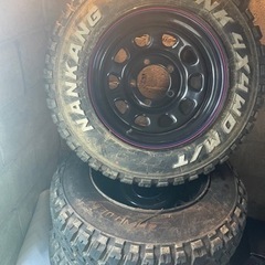 15インチホイール4本セット　オーバーフェンダー付