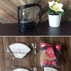 【取引完了】★自宅カフェ開業！電動コーヒーミル、米直輸入COFFEEカップハンガーなど断捨離特価