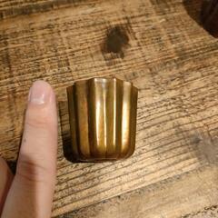 カヌレ型（中）10個のみ　直径4.5cm　銅（中はスズ素材）