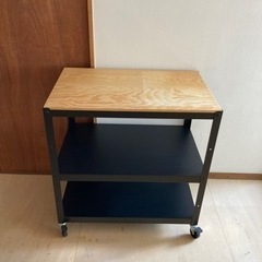 【ネット決済・配送可】IKEA キャスター付きワゴン　BROR ...
