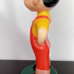 不二家 非売品 昔の首振りペコちゃん 30cm位 猫目 昭和レトロ