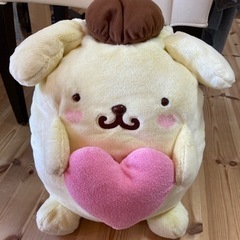 ビッグ　ポムポムプリン　ぬいぐるみ　