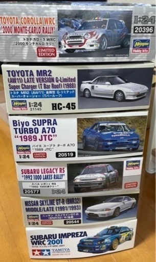 プラモデル6台セット売り