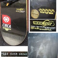 154.5cm スノーボード 2点セット トルクレックス torqrex 3DDC キャンバー・ツイン 黒黄/バインディング バートン ステップイン BURTON ビンディング ブラック イエロー ☆ PayPay(ペイペイ)決済可能 ☆ 札幌市 豊平区 平岸