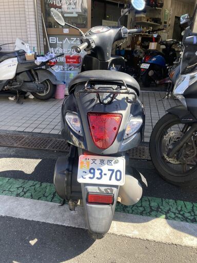 東京大塚発スズキ・レッツ5 現役バイク自賠責付き試乗も可能整備点検済み,