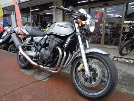 NO.4508　イナズマ４００　油冷４サイクル４気筒４００ｃｃ　ＥＸＴＥＣカーボンマフラー　ガンメタリック　 ☆彡