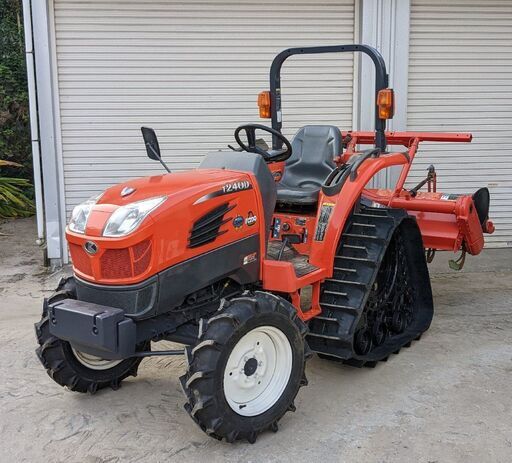 鹿児島発クボタ24馬力ディーゼルトラクターT240DF　クローラ新品　タイヤ新品　お気軽にお問い合わせください。