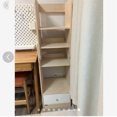 こどもと暮らし　入学準備　学習机とランドセルラックセット