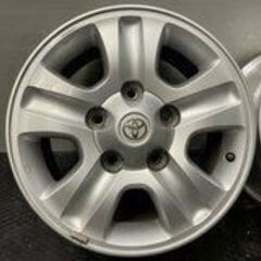 TOYOTA トヨタ ランクル100 中期 純正ホイール 17インチ 4本 8J5HPCD150+60　(VHI248) クレジットカード QRコード決済可能