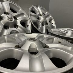 TOYOTA トヨタ ランクル100 中期 純正ホイール 17インチ 4本 8J5HPCD150+60　(VHI248) クレジットカード QRコード決済可能