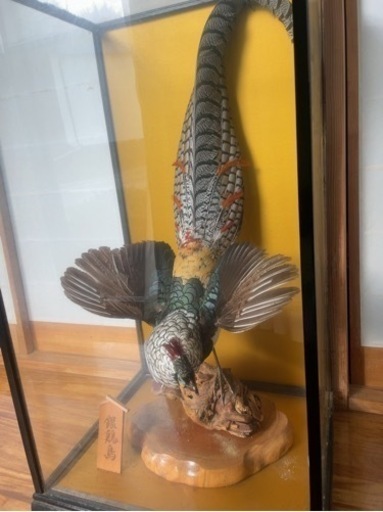 銀鶏鳥の飾り物
