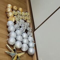 クリスマスオーナメント　IKEA　飾り　結婚式　装花