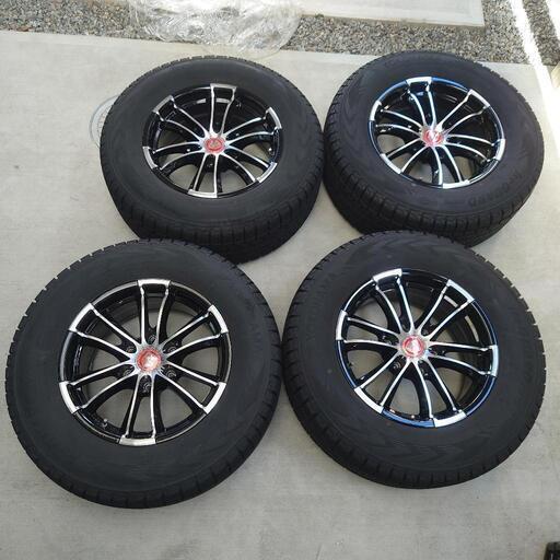 お取引中　スタットレスタイヤ　アイスガードG075　ホイール込み４本セット　バリ溝！