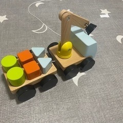 IKEA 木製　クレーンマグネットおもちゃ
