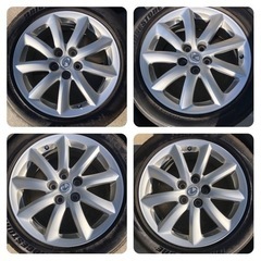 レクサス LS純正 アルミホイール4本 18インチ スポークタイプ